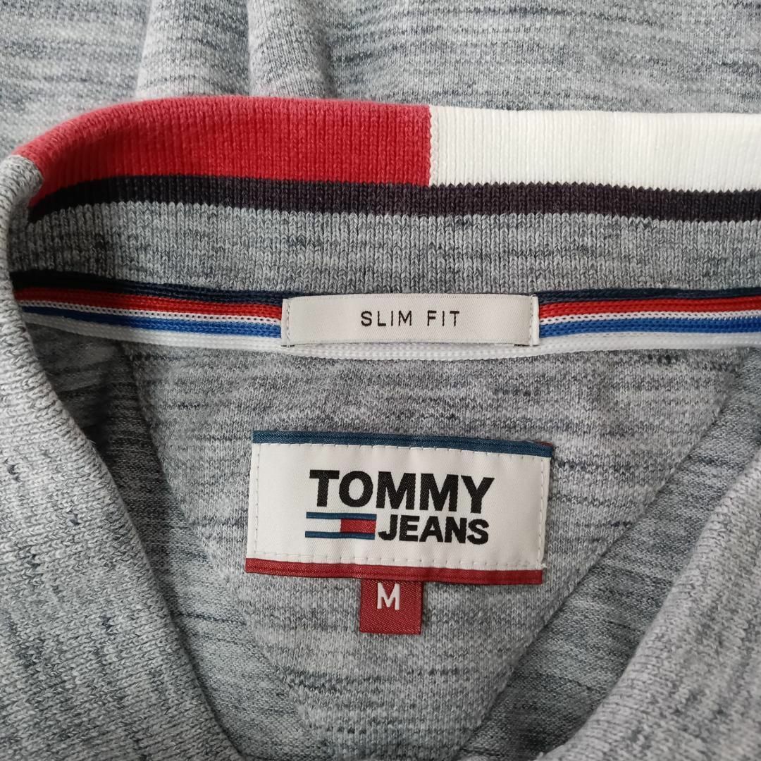 TOMMY JEANS(トミージーンズ)の美品 TOMMY JEANS ポロシャツ 半袖 M おしゃれ メンズのトップス(ポロシャツ)の商品写真