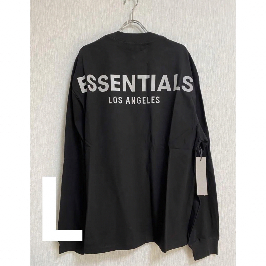 FEAR OF GOD(フィアオブゴッド)のESSENTIALS エッセンシャルズ ロングTシャツ ロンT ユニセックスL メンズのトップス(Tシャツ/カットソー(七分/長袖))の商品写真