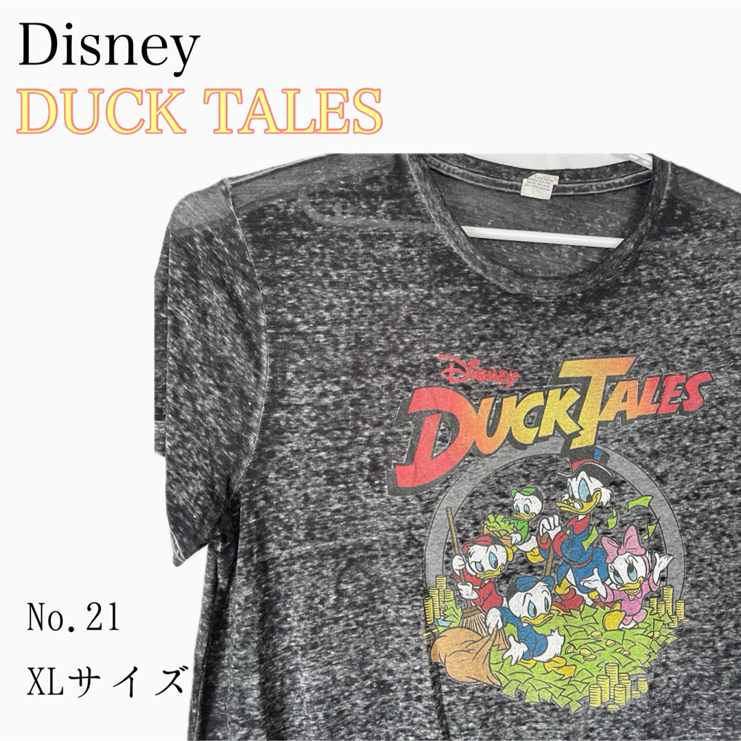 Disney(ディズニー)の【新品】ディズニー　ダックテイル　メンズTシャツ　XLサイズ　激レア メンズのトップス(Tシャツ/カットソー(半袖/袖なし))の商品写真