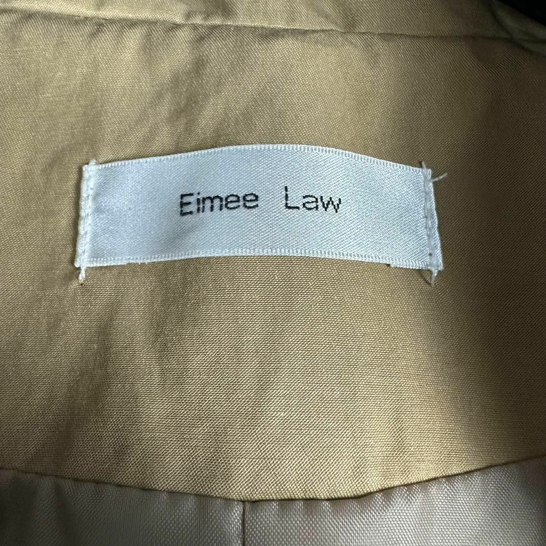 Eimee Law エイミーロウ　バイカラー ラインポイント スプリングコート レディースのジャケット/アウター(トレンチコート)の商品写真