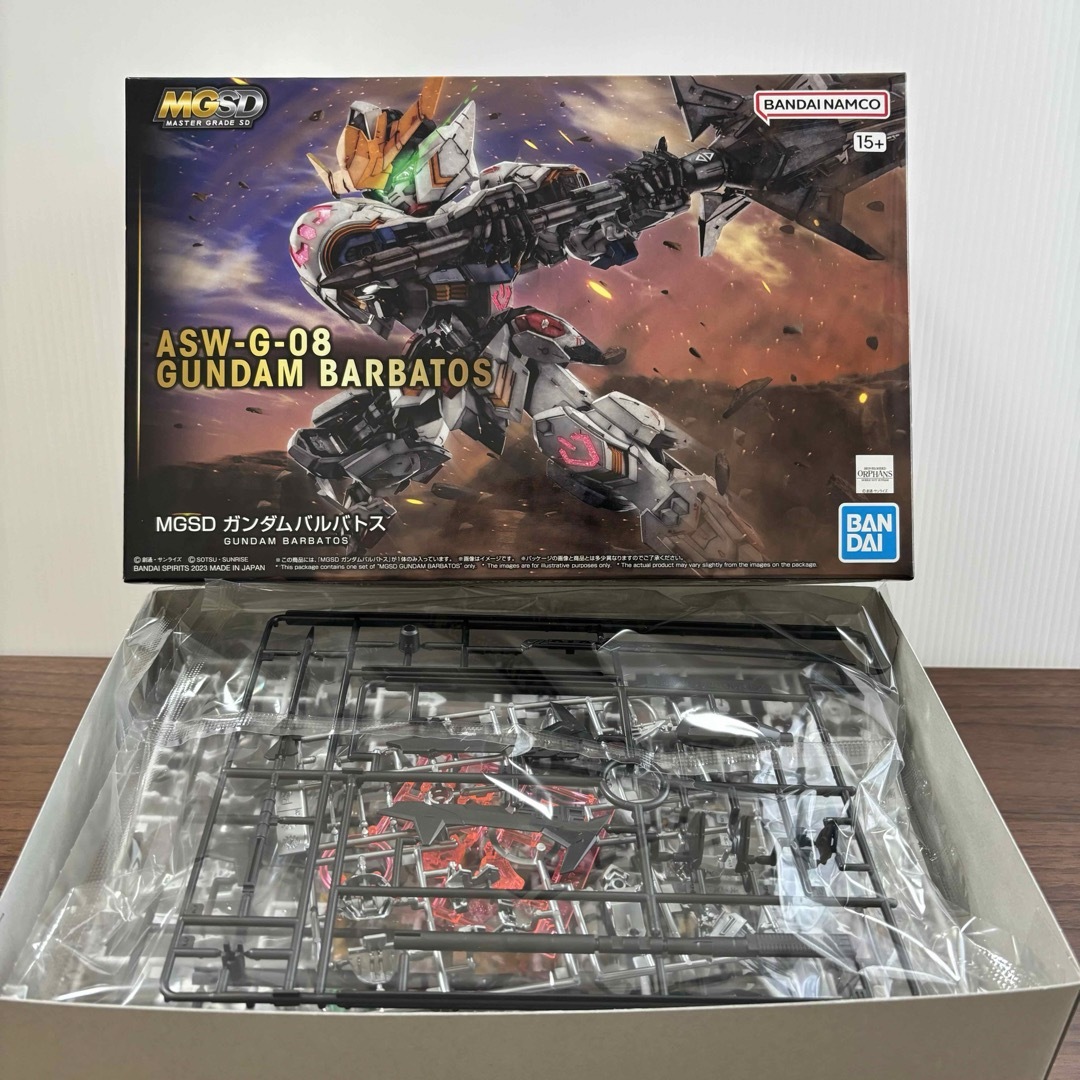 BANDAI(バンダイ)のMGSD ガンダムバルバトス エンタメ/ホビーのおもちゃ/ぬいぐるみ(プラモデル)の商品写真