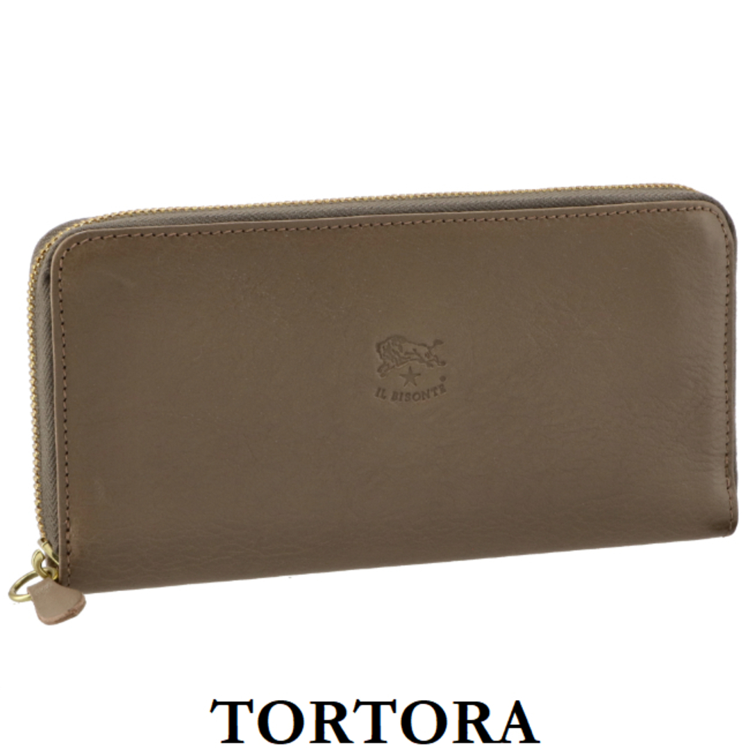 IL BISONTE(イルビゾンテ)のイルビゾンテ/IL BISONTE 財布 メンズ ZIP AROUND WALLET AMETISTA IN VACCHETTA VEGETALE SG SG ラウンドファスナー長財布 SZW046-PV0005 メンズのファッション小物(長財布)の商品写真