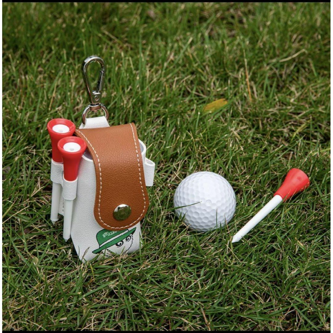 ゴルフ　ボールケース マルボン　Malbon グレー グリーン バケット君KB スポーツ/アウトドアのゴルフ(その他)の商品写真