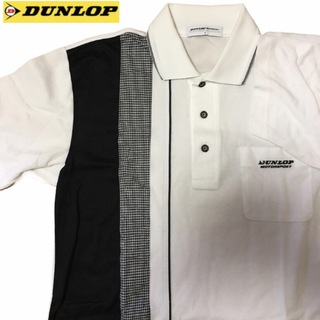 ダンロップ(DUNLOP)のダンロップモータースポーツ DUNLOP  ポロシャツ 半袖　ゴルフ　ホワイト(ポロシャツ)