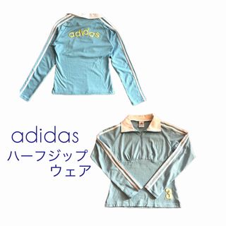 adidas ハーフジップ ジム/スポーツウェア