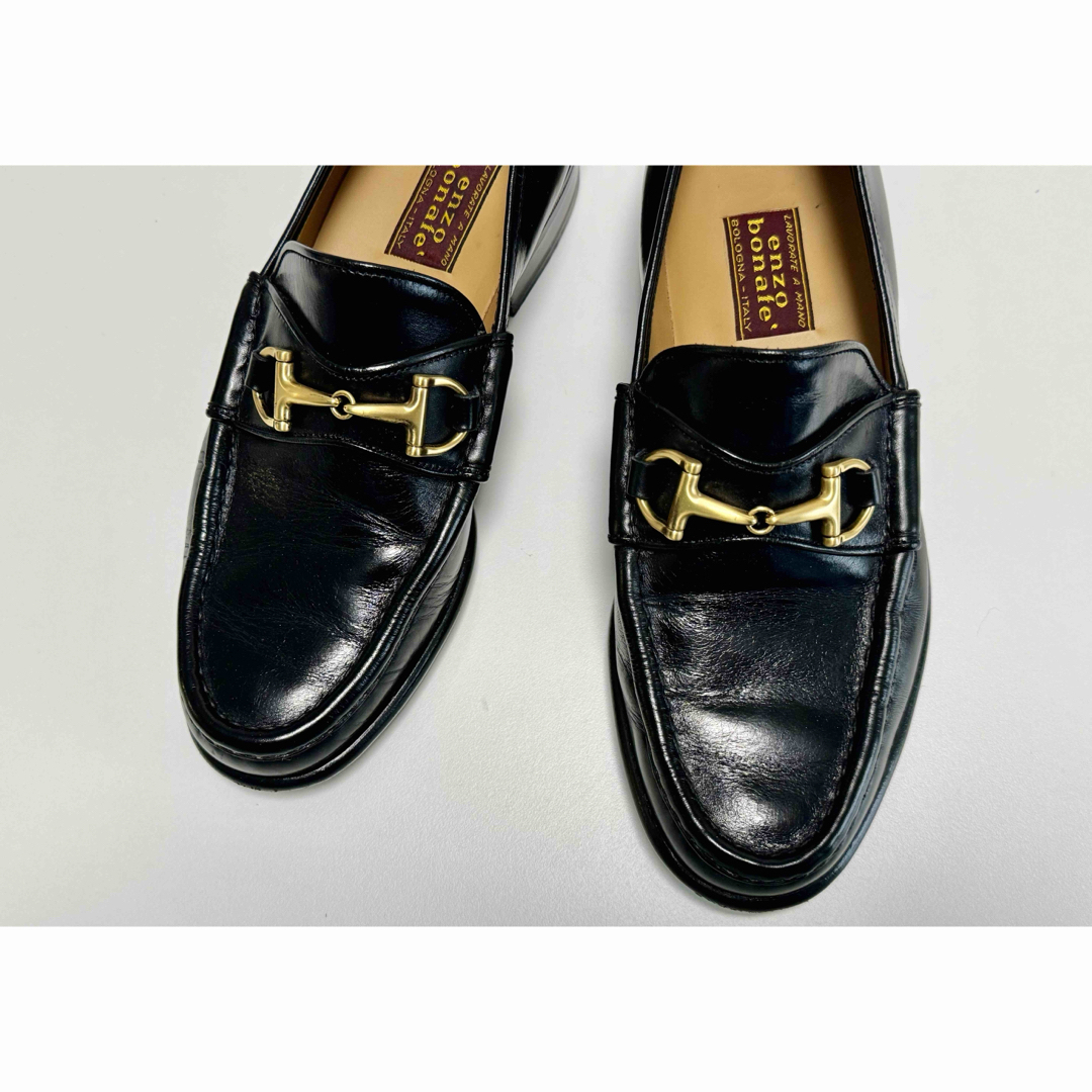 ENZO BONAFE(エンツォボナフェ)のエンツォボナフェ　ビットローファー　ブラック メンズの靴/シューズ(スリッポン/モカシン)の商品写真
