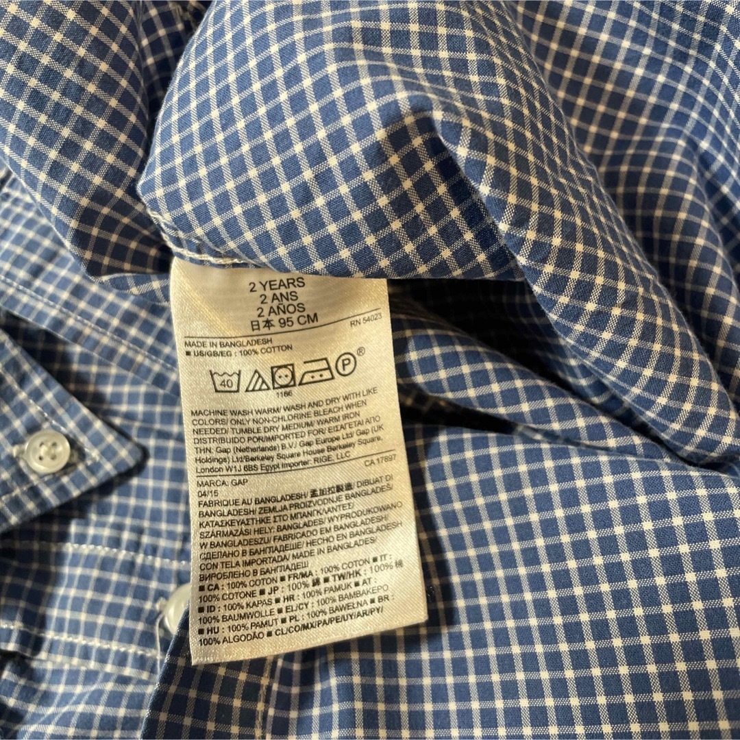 babyGAP(ベビーギャップ)のbabyGap ベビーギャップ  長袖 シャツ トップス 95cm キッズ/ベビー/マタニティのキッズ服男の子用(90cm~)(Tシャツ/カットソー)の商品写真