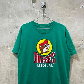 USA古着バッキーズ BUCEE'S 企業物 Tシャツ グリーン 緑(Tシャツ/カットソー(半袖/袖なし))