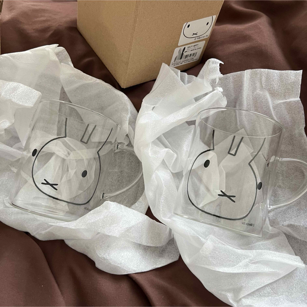miffy(ミッフィー)のコージカンパニー ミッフィー 耐熱マグ　×2 エンタメ/ホビーのおもちゃ/ぬいぐるみ(キャラクターグッズ)の商品写真