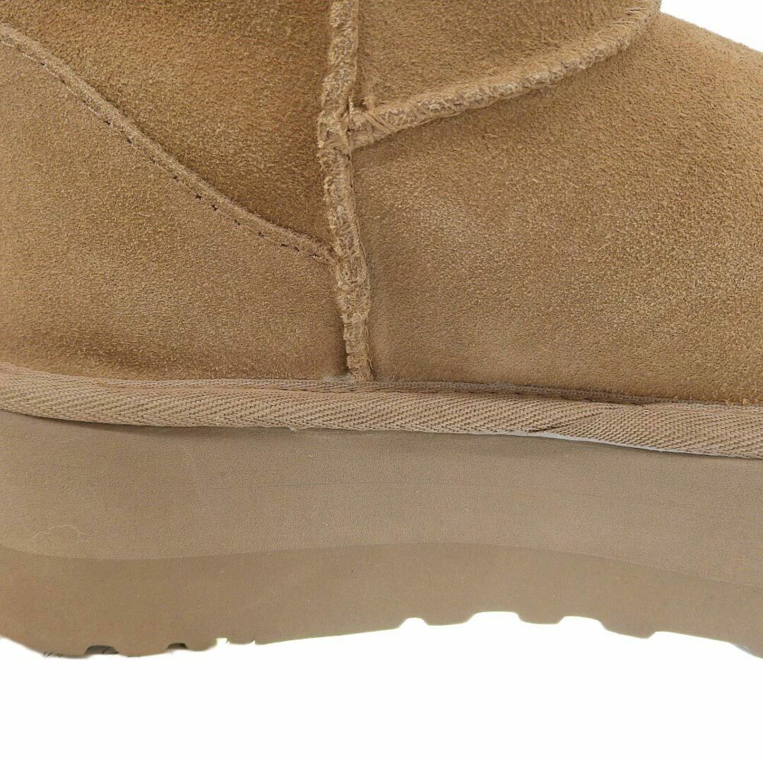 UGG(アグ)のアグ 美品 UGG アグ クラシックミニ プラットフォーム ムートンブーツ シューズ レディース ブラウン 24cm 1134991 7(US) レディースの靴/シューズ(その他)の商品写真