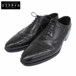 JOHN LOBB - ジョンロブ JOHN LOBB ジョンロブ キャベンディッシュ CAEVEMDISH フルブローグシューズ メンズ 黒 ブラック 7 1/2 E 1000 7 1/2