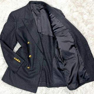 Turnbull & Asser 金ボタン ジャケット ダブル ウール A-6(テーラードジャケット)