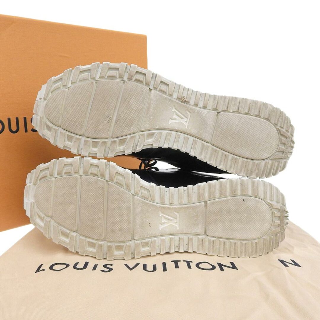 LOUIS VUITTON(ルイヴィトン)のルイヴィトン 美品 LOUIS VUITTON ルイヴィトン レザー ランアウェイ スニーカー シューズ メンズ ネイビー 6 1/2 18年 6 1/2 メンズの靴/シューズ(その他)の商品写真
