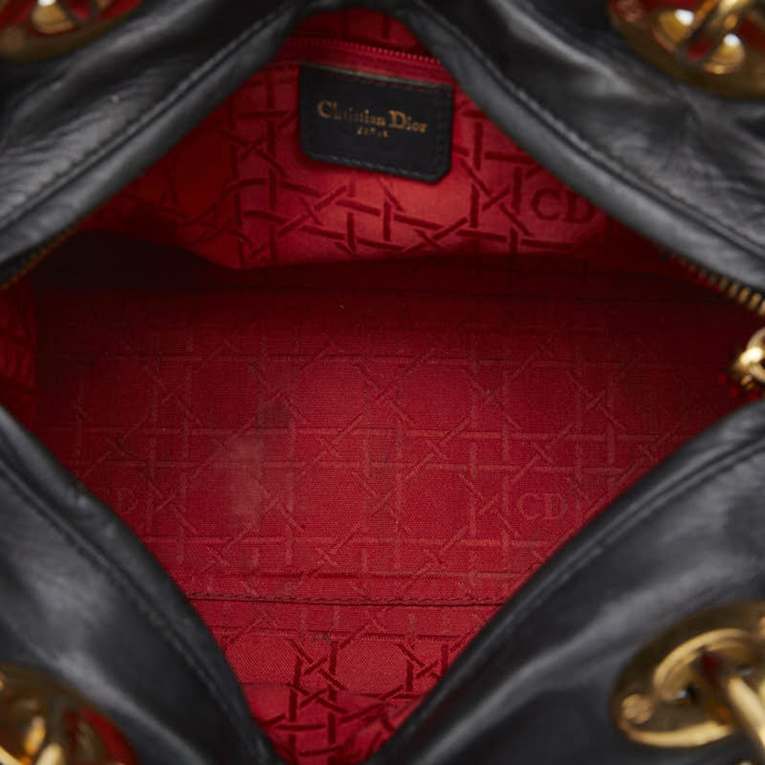 Dior(ディオール)のディオール レディディオール カナージュ ハンドバッグ レザー レディース Dior 【1-0147065】 レディースのバッグ(ハンドバッグ)の商品写真