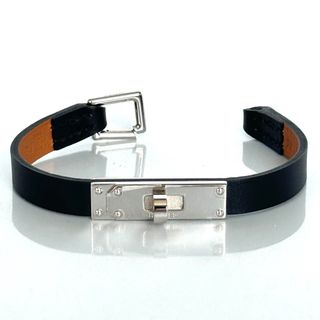 エルメス(Hermes)のエルメス　マイクロケリー　ブレスレット　ブラック　XS　シルバー金具　◻︎R刻印　066083CK(ブレスレット/バングル)