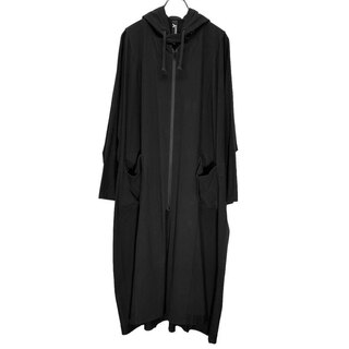 Yohji Yamamoto - Ground Y 19AW コットンロングフーディーカーディガン ダブルジップドルマンロングパーカー Yohji Yamamoto 定価41,800円