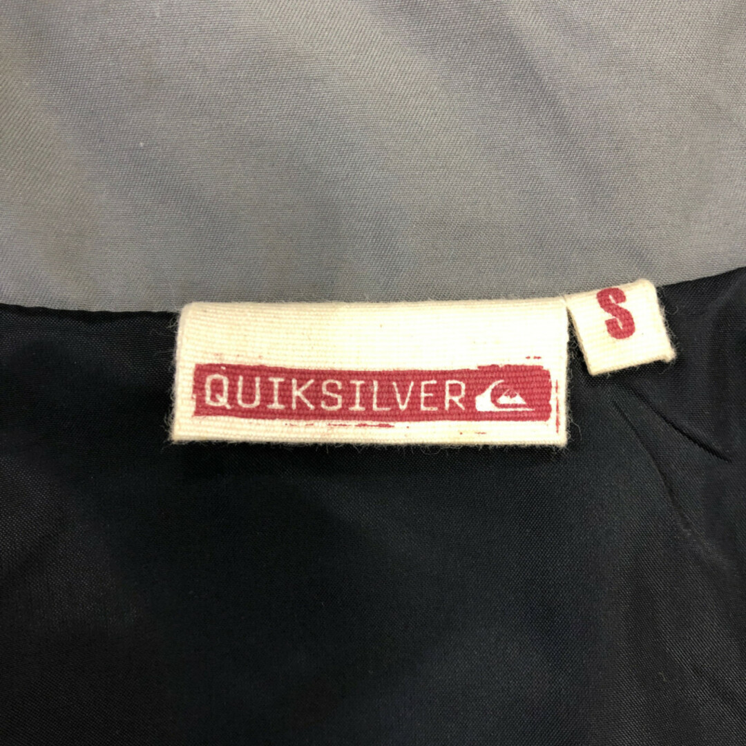 QUIKSILVER(クイックシルバー)のQuiksilver クイックシルバー トラックジャケット グレー (メンズ S) 中古 古着 Q7152 メンズのジャケット/アウター(その他)の商品写真