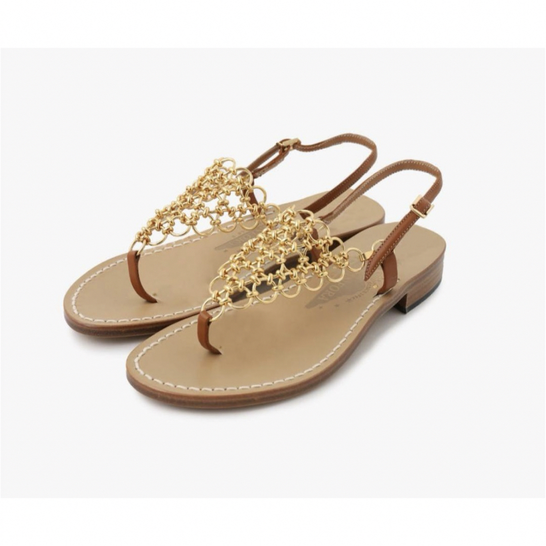 Ron Herman - 美品 canfora カンフォラK サンダル ゴールド 裏 Ron Herman - 美品 canfora カンフォラK サンダル ゴールド 裏