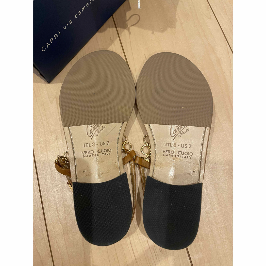 Ron Herman - 美品 canfora カンフォラK サンダル ゴールド 裏 Ron Herman - 美品 canfora カンフォラK サンダル ゴールド 裏