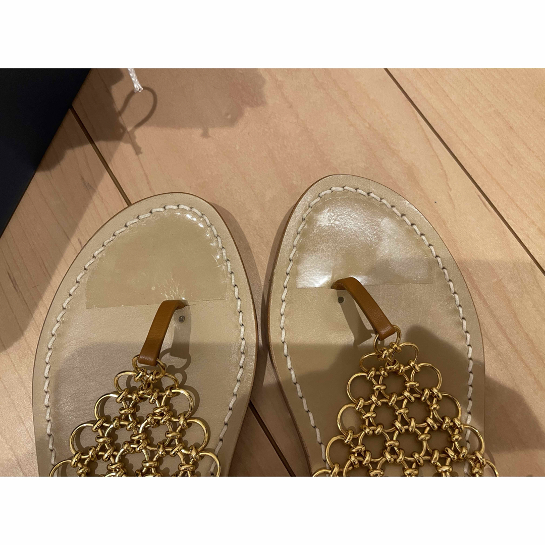 Ron Herman - 美品 canfora カンフォラK サンダル ゴールド 裏 Ron Herman - 美品 canfora カンフォラK サンダル ゴールド 裏