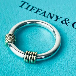 ティファニー(Tiffany & Co.)の【1-3020】ティファニー 指輪 バンドウィズ ワイヤー 925 750 6号(リング(指輪))