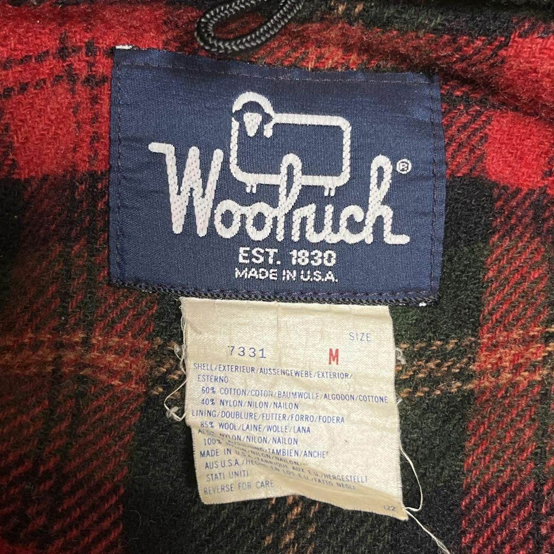 WOOLRICH(ウールリッチ)の80s USA製 Woolrich ウールリッチ マウンテンパーカー グリーン メンズのジャケット/アウター(マウンテンパーカー)の商品写真