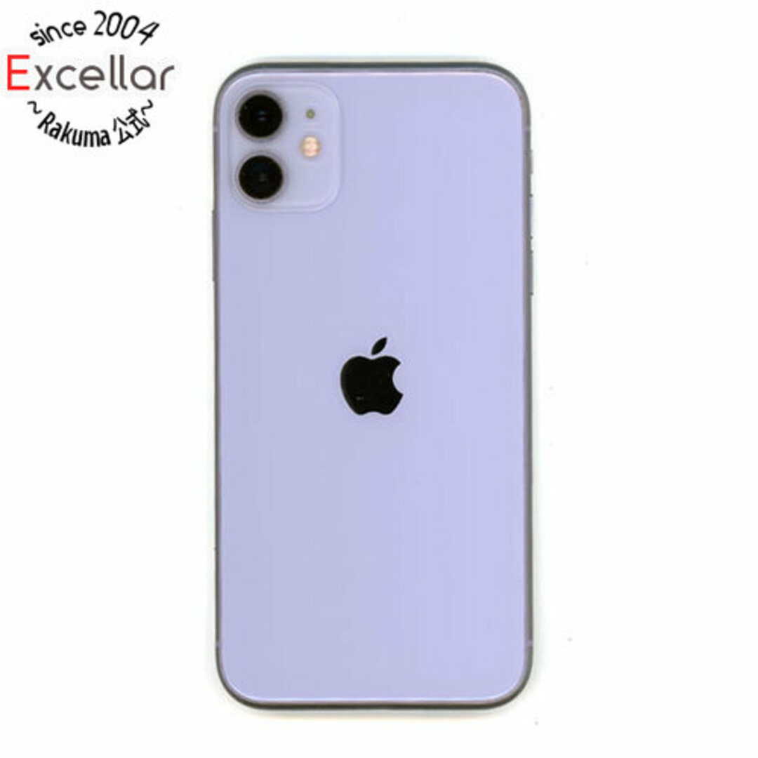 bigapple(ビッグアップル)のAPPLE　iPhone 11 128GB SIMフリー　MWM52J/A　パープル スマホ/家電/カメラのスマートフォン/携帯電話(スマートフォン本体)の商品写真