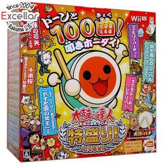 ウィーユー(Wii U)の太鼓の達人 特盛り! 太鼓とバチ同梱版　Wii U　説明書なし(家庭用ゲームソフト)