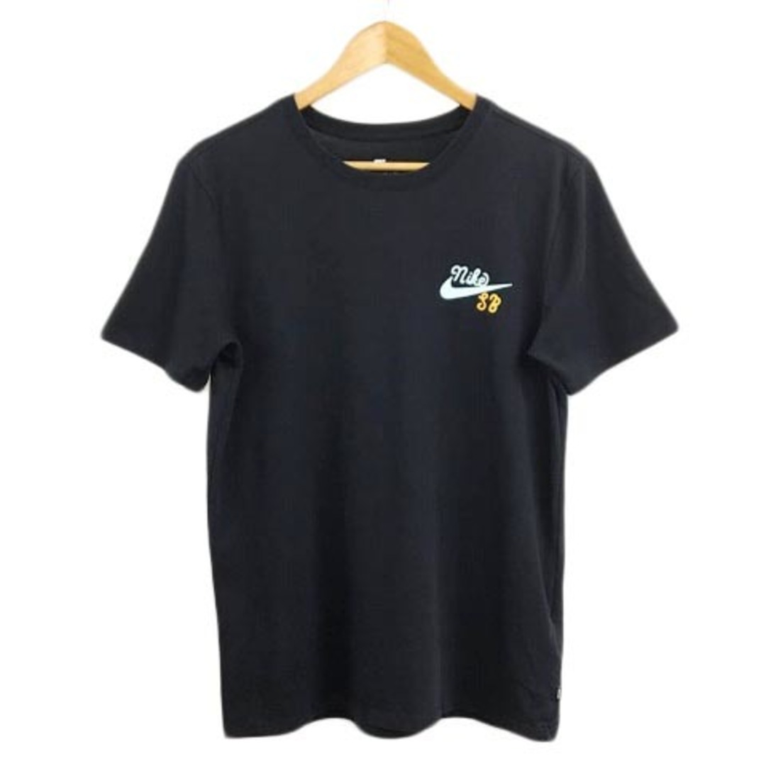 NIKE(ナイキ)のナイキ Dri-FIT Ｔシャツ プルオーバー ロゴ 半袖 M 黒 水色 メンズのトップス(Tシャツ/カットソー(半袖/袖なし))の商品写真