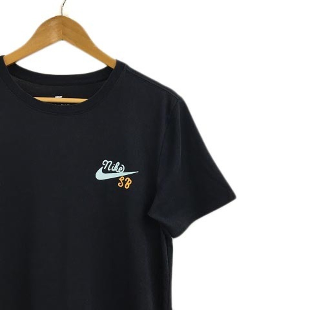 NIKE(ナイキ)のナイキ Dri-FIT Ｔシャツ プルオーバー ロゴ 半袖 M 黒 水色 メンズのトップス(Tシャツ/カットソー(半袖/袖なし))の商品写真