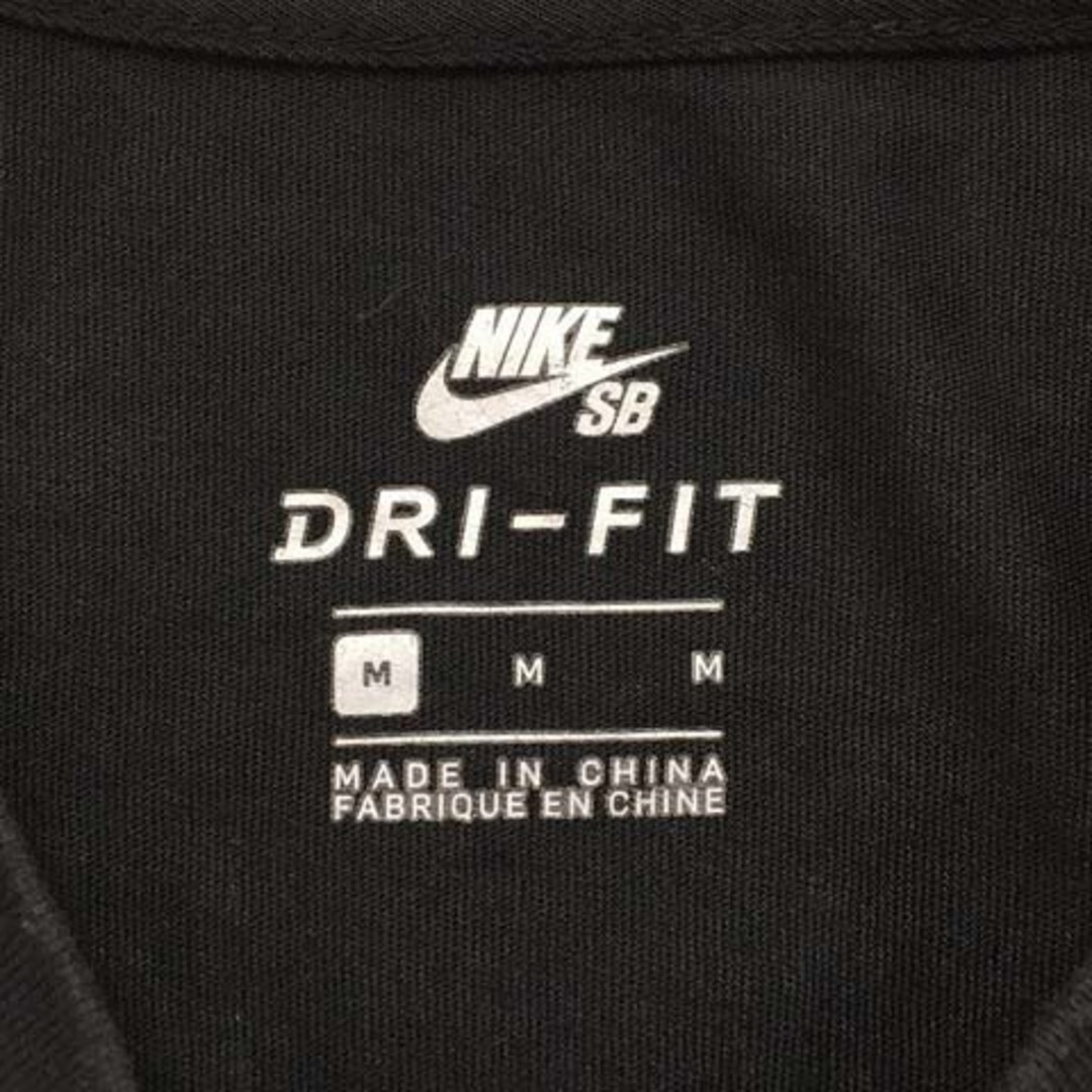 NIKE(ナイキ)のナイキ Dri-FIT Ｔシャツ プルオーバー ロゴ 半袖 M 黒 水色 メンズのトップス(Tシャツ/カットソー(半袖/袖なし))の商品写真