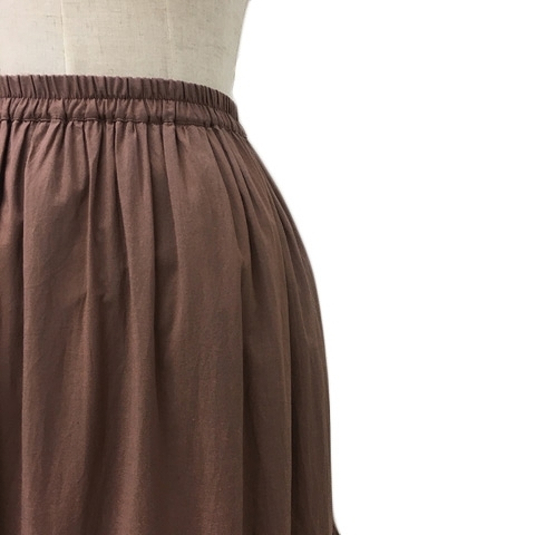 AG by aquagirl(エージーバイアクアガール)のエージーバイアクアガール スカート ロング 無地 ウエストゴム M 赤 茶 レディースのスカート(ロングスカート)の商品写真