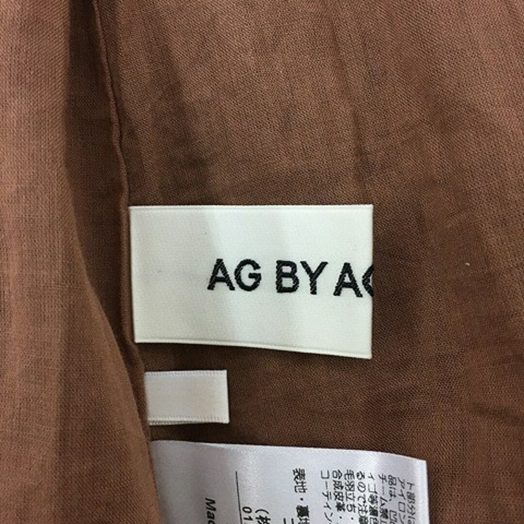 AG by aquagirl(エージーバイアクアガール)のエージーバイアクアガール スカート ロング 無地 ウエストゴム M 赤 茶 レディースのスカート(ロングスカート)の商品写真