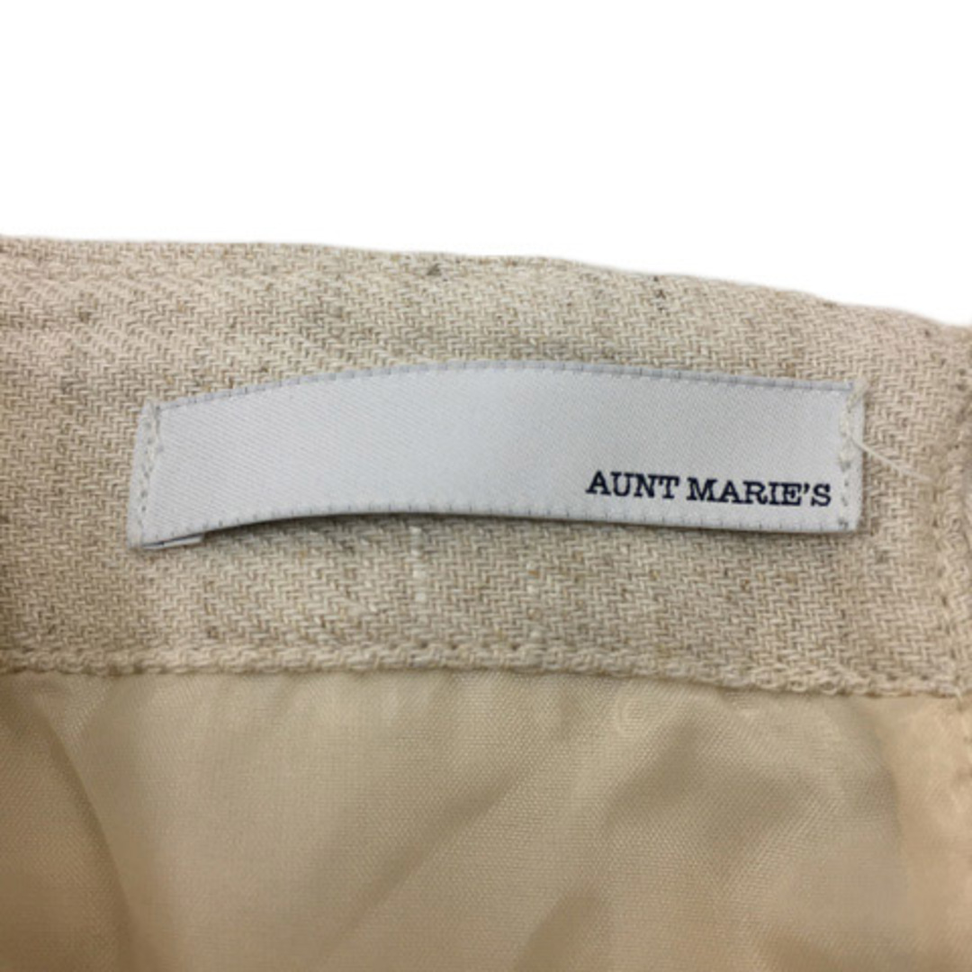 Aunt Marie's(アントマリーズ)のアントマリーズ ジャンパースカート ロング リネン混 無地 Free ベージュ レディースのスカート(ロングスカート)の商品写真