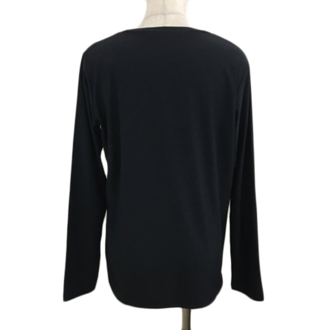 ユナイテッド・カラーズ・オブ・ベネトン カットソー Tシャツ 長袖 M 黒 レディースのトップス(カットソー(長袖/七分))の商品写真