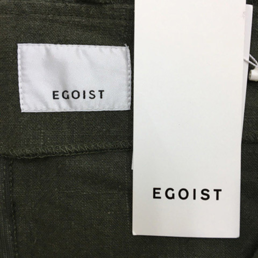 EGOIST(エゴイスト)のエゴイスト キャミソール プルオーバー リネン フリンジ ノースリーブ 2 緑 レディースのトップス(キャミソール)の商品写真