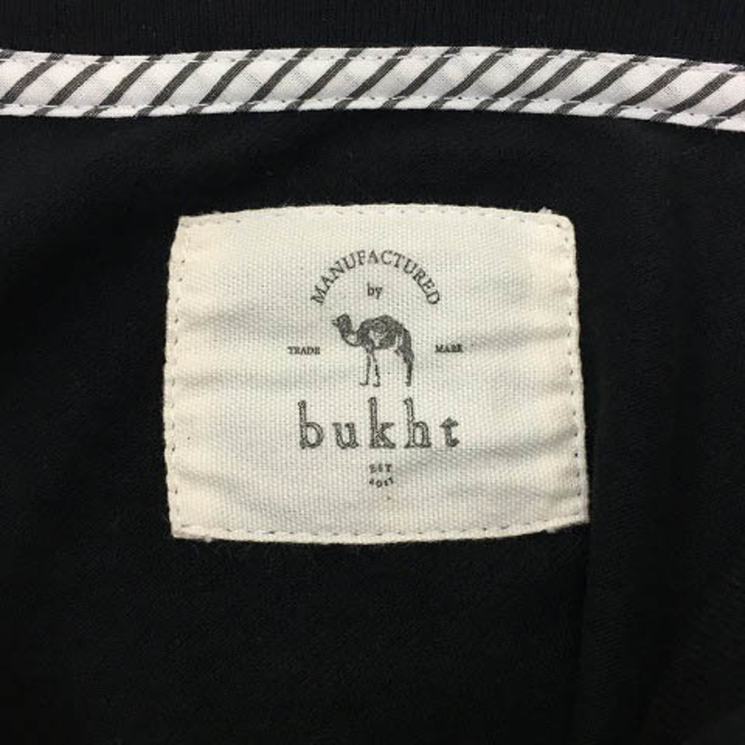 ブフト Tシャツ カットソー プルオーバー 無地 五分袖 0 (S) 黒 メンズのトップス(その他)の商品写真