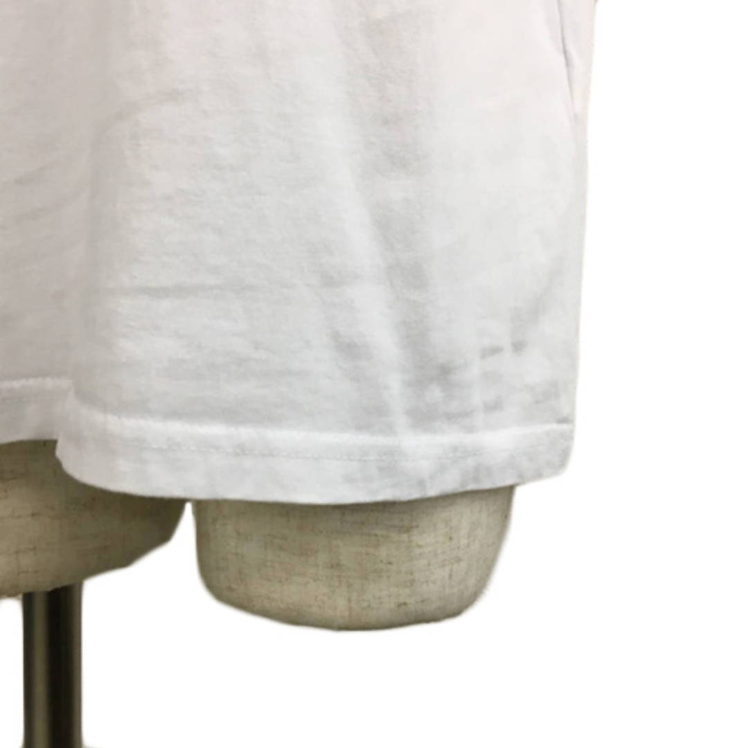 ZARA(ザラ)のザラ Tシャツ カットソー プルオーバー チュール 半袖 USA M 白 黒 レディースのトップス(Tシャツ(半袖/袖なし))の商品写真