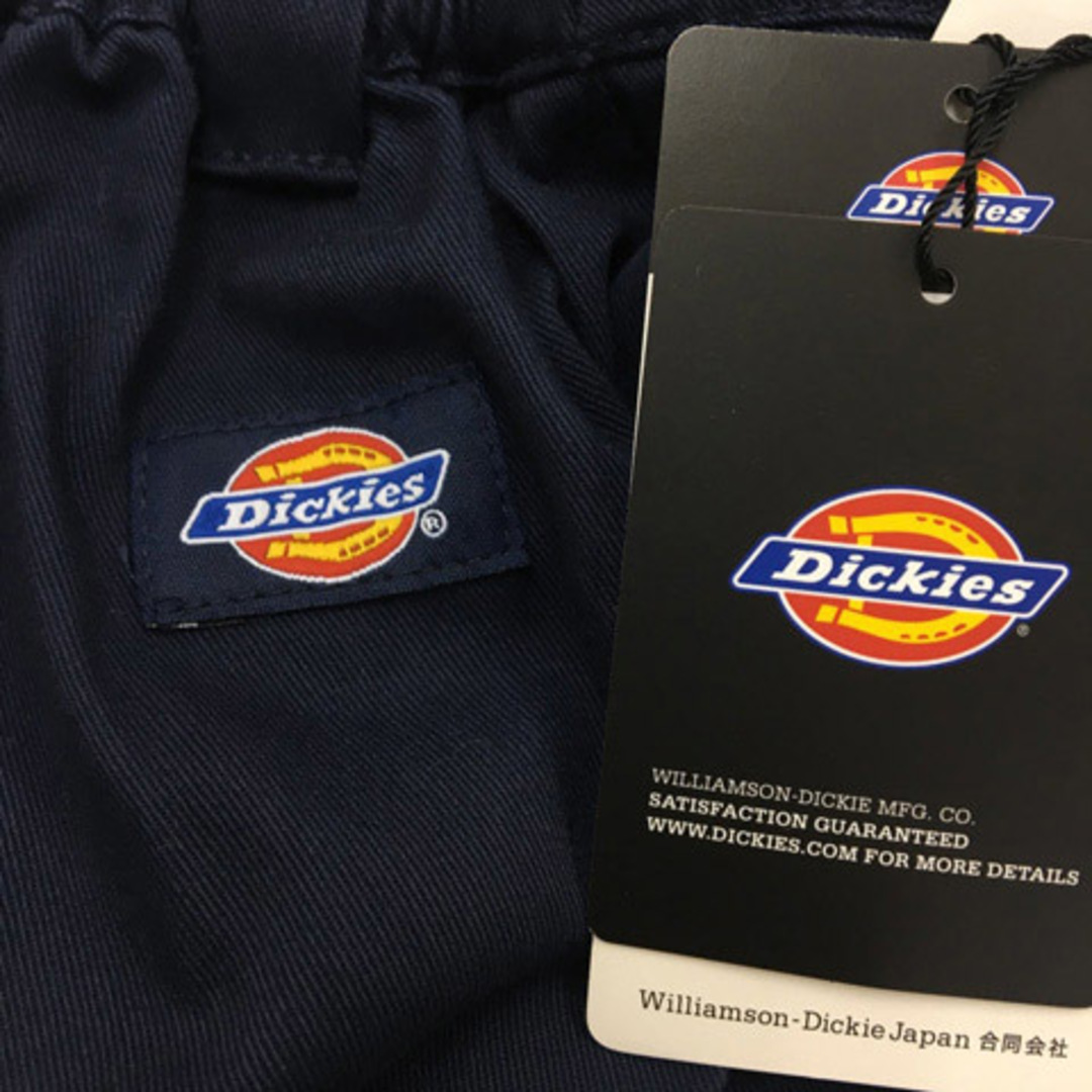 Dickies(ディッキーズ)のディッキーズ パンツ ワイド ガウチョ ロング タック ウエストゴム M 紺 レディースのパンツ(その他)の商品写真