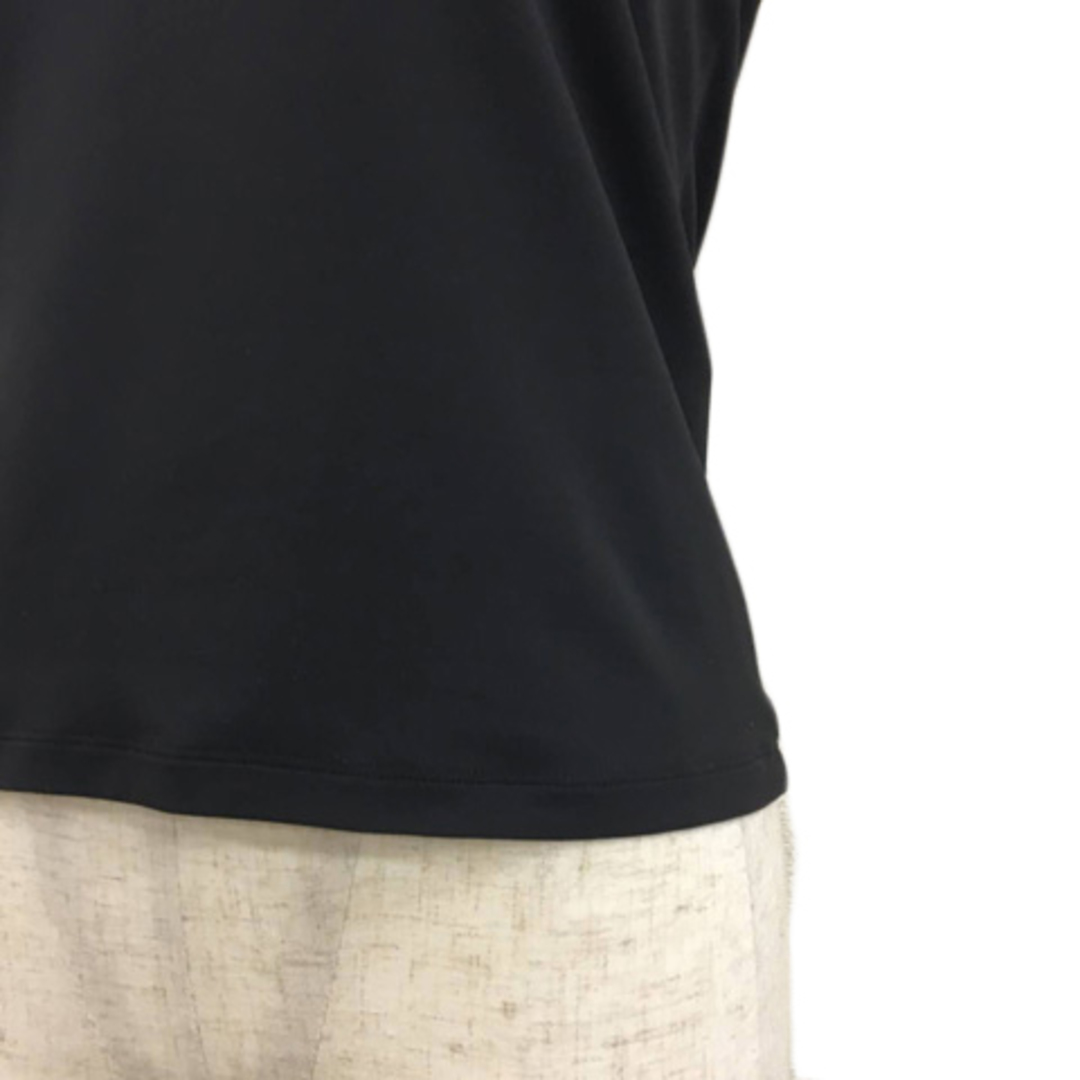 BOSCH(ボッシュ)のボッシュ Tシャツ カットソー Uネック ナイロン 無地 半袖 38 黒 レディースのトップス(Tシャツ(半袖/袖なし))の商品写真