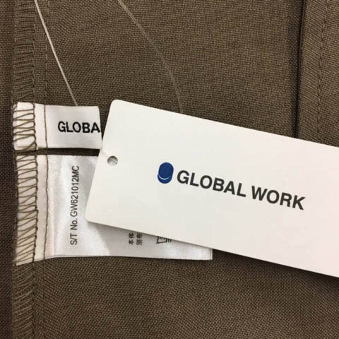 GLOBAL WORK(グローバルワーク)のグローバルワーク ベスト ジレ 前開き トッパー 無地 ノースリーブ F 茶 レディースのトップス(ベスト/ジレ)の商品写真