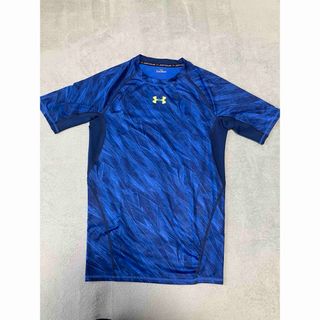 アンダーアーマー(UNDER ARMOUR)のアンダーアーマー  ヒートギア　コンプレショッンシャツ　ブルー②(Tシャツ/カットソー(半袖/袖なし))