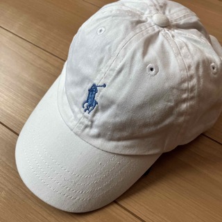 Ralph Lauren - 新品ラルフローレン　白キャップ　帽子（47-50くらい） 