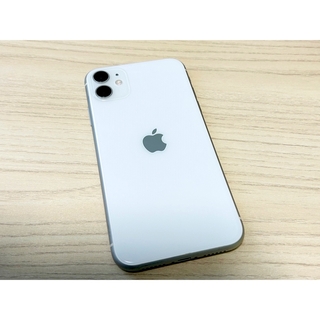 アイフォーン(iPhone)のiPhone11 128GB ホワイト SIMフリー 本体のみ又は箱有り可(スマートフォン本体)