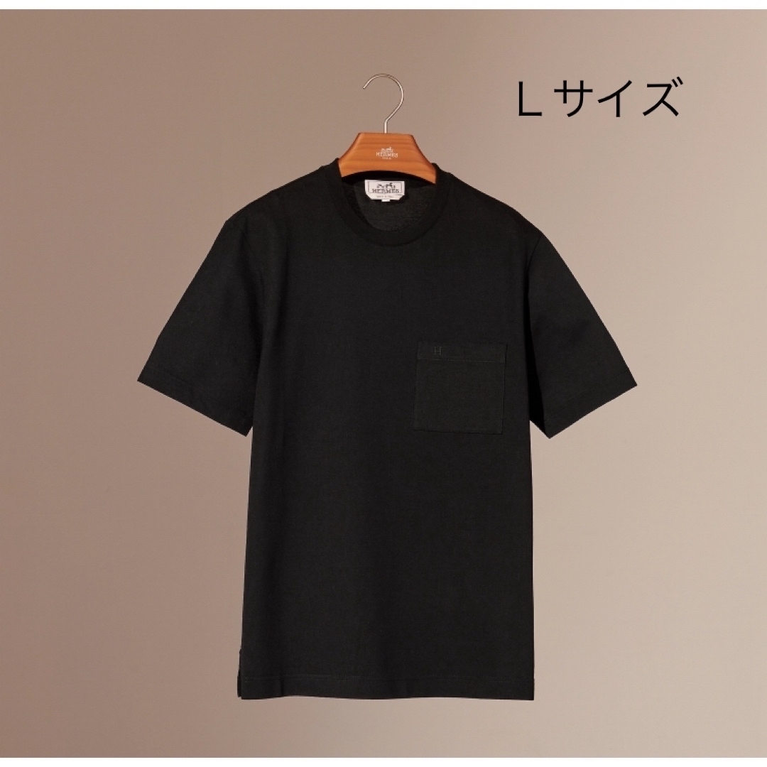Hermes(エルメス)のエルメス　メンズ　Tシャツ　H刺繍　Lサイズ　完売品 メンズのトップス(Tシャツ/カットソー(半袖/袖なし))の商品写真