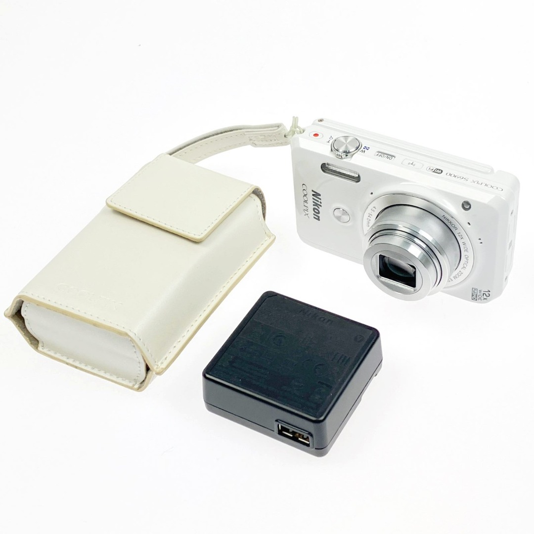 Nikon(ニコン)の▽▽Nikon COOLPIX デジタルカメラ S6900 ナチュラルホワイト スマホ/家電/カメラのカメラ(コンパクトデジタルカメラ)の商品写真