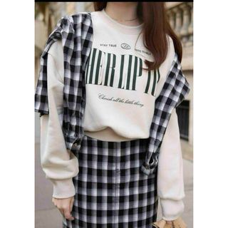 ハーリップトゥ(Her lip to)のHerlipto Cherish Oversized Sweatshirt(トレーナー/スウェット)