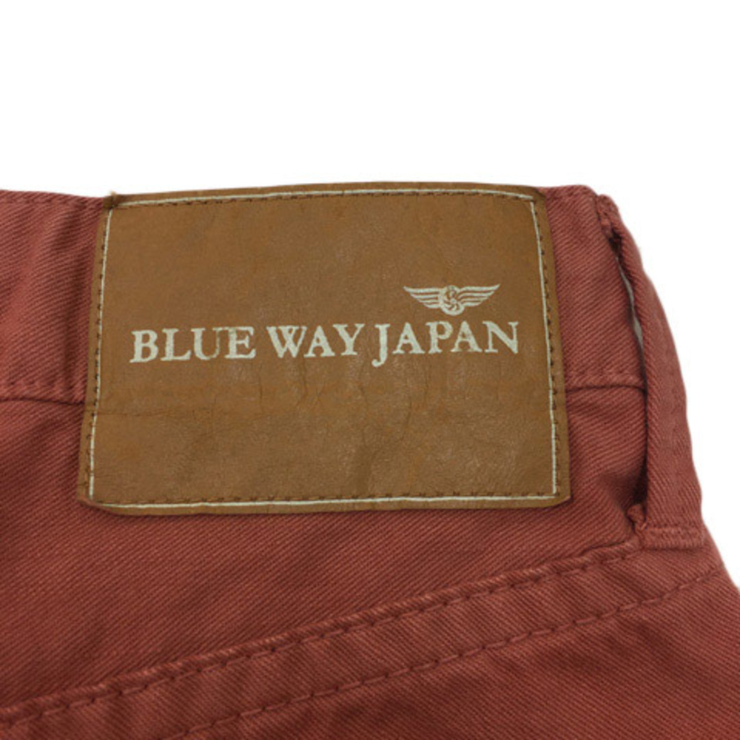 BLUE WAY(ブルーウェイ)のブルーウェイ JAPAN パンツ カラーデニム ジーンズ ロング S 赤 レディースのパンツ(デニム/ジーンズ)の商品写真