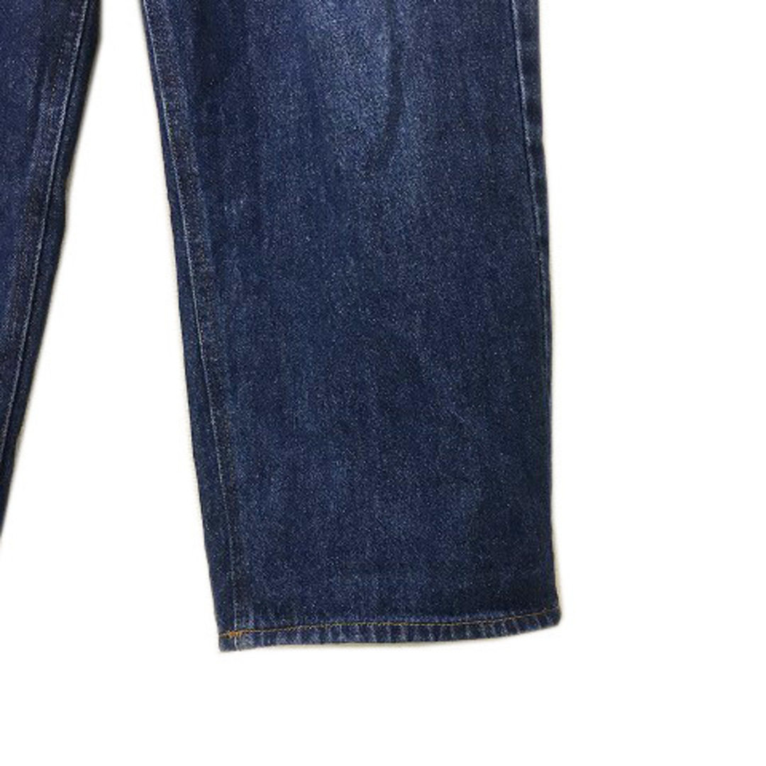 BACK NUMBER(バックナンバー)のバックナンバー パンツ ストレート ロング ジップフライ S 紺 青 レディースのパンツ(デニム/ジーンズ)の商品写真