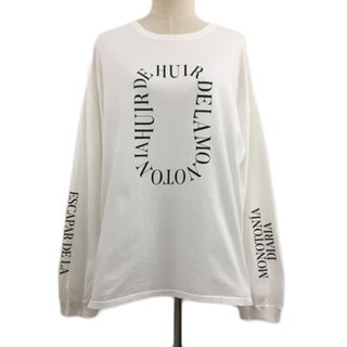 FRAY I.D - フレイアイディー Tシャツ カットソー ロンT ロゴ プリント 長袖 F 白